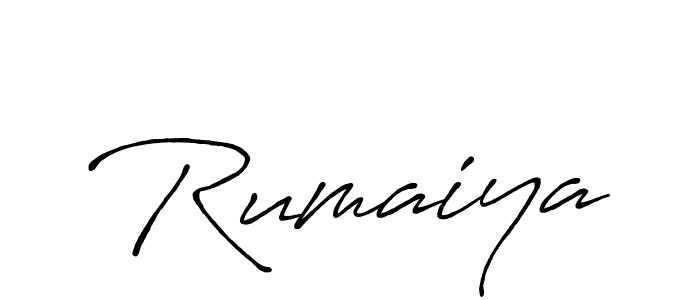 Make a short Rumaiya signature style. Manage your documents anywhere anytime using Antro_Vectra_Bolder. Create and add eSignatures, submit forms, share and send files easily. Rumaiya signature style 7 images and pictures png