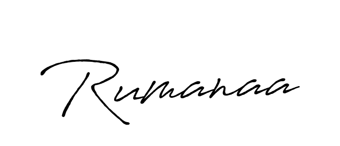 See photos of Rumanaa official signature by Spectra . Check more albums & portfolios. Read reviews & check more about Antro_Vectra_Bolder font. Rumanaa signature style 7 images and pictures png