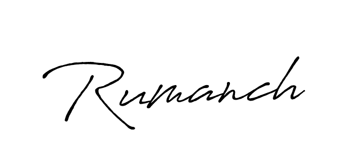 if you are searching for the best signature style for your name Rumanch. so please give up your signature search. here we have designed multiple signature styles  using Antro_Vectra_Bolder. Rumanch signature style 7 images and pictures png