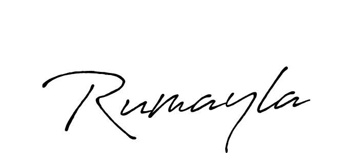 Also You can easily find your signature by using the search form. We will create Rumayla name handwritten signature images for you free of cost using Antro_Vectra_Bolder sign style. Rumayla signature style 7 images and pictures png
