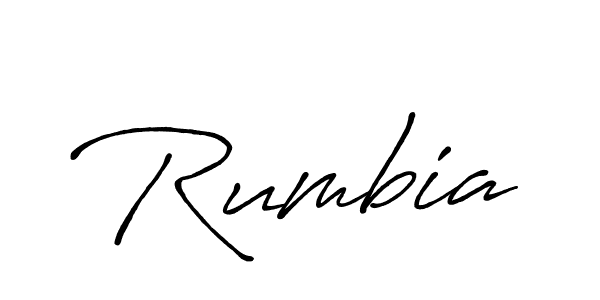 Similarly Antro_Vectra_Bolder is the best handwritten signature design. Signature creator online .You can use it as an online autograph creator for name Rumbia. Rumbia signature style 7 images and pictures png