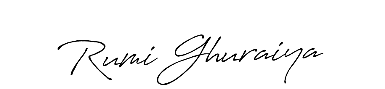 Best and Professional Signature Style for Rumi Ghuraiya. Antro_Vectra_Bolder Best Signature Style Collection. Rumi Ghuraiya signature style 7 images and pictures png