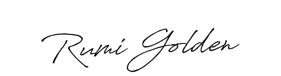 Similarly Antro_Vectra_Bolder is the best handwritten signature design. Signature creator online .You can use it as an online autograph creator for name Rumi Golden. Rumi Golden signature style 7 images and pictures png