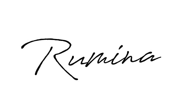 Make a short Rumina signature style. Manage your documents anywhere anytime using Antro_Vectra_Bolder. Create and add eSignatures, submit forms, share and send files easily. Rumina signature style 7 images and pictures png