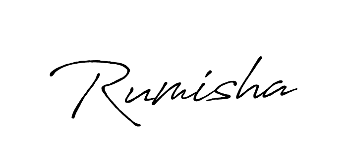 Also we have Rumisha name is the best signature style. Create professional handwritten signature collection using Antro_Vectra_Bolder autograph style. Rumisha signature style 7 images and pictures png