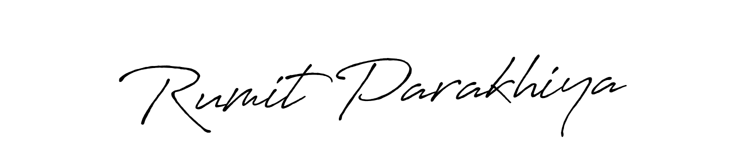 Make a beautiful signature design for name Rumit Parakhiya. Use this online signature maker to create a handwritten signature for free. Rumit Parakhiya signature style 7 images and pictures png
