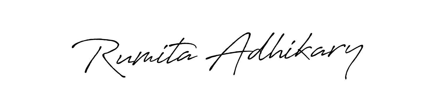 This is the best signature style for the Rumita Adhikary name. Also you like these signature font (Antro_Vectra_Bolder). Mix name signature. Rumita Adhikary signature style 7 images and pictures png