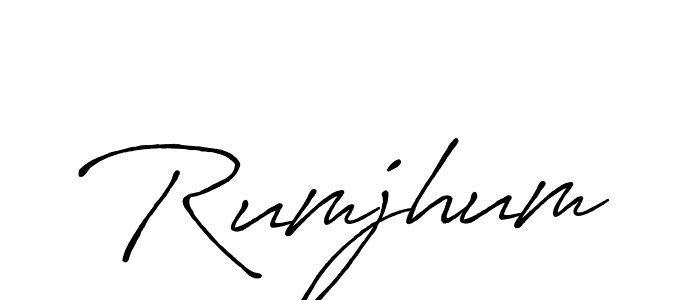 Best and Professional Signature Style for Rumjhum. Antro_Vectra_Bolder Best Signature Style Collection. Rumjhum signature style 7 images and pictures png