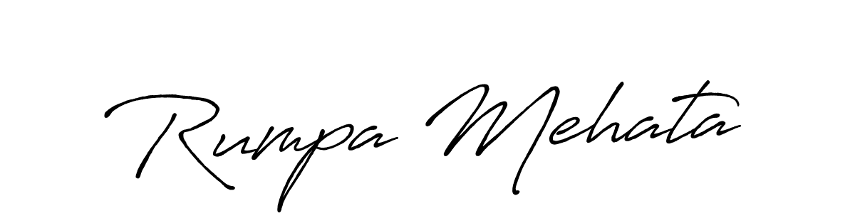 if you are searching for the best signature style for your name Rumpa Mehata. so please give up your signature search. here we have designed multiple signature styles  using Antro_Vectra_Bolder. Rumpa Mehata signature style 7 images and pictures png