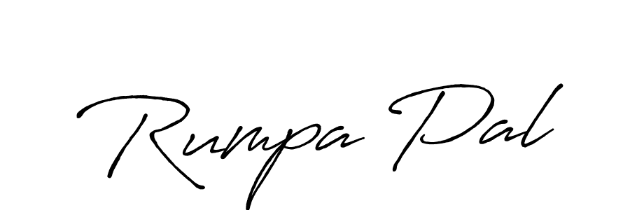 Design your own signature with our free online signature maker. With this signature software, you can create a handwritten (Antro_Vectra_Bolder) signature for name Rumpa Pal. Rumpa Pal signature style 7 images and pictures png
