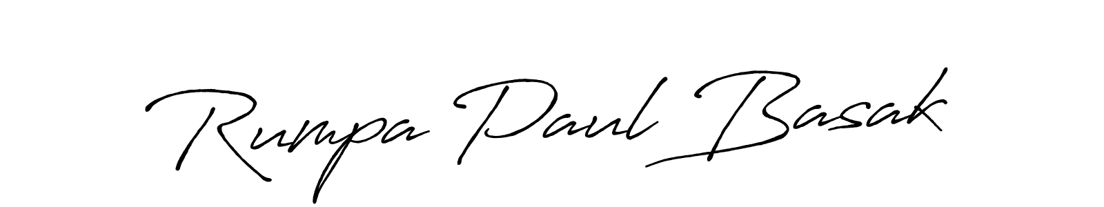 Make a beautiful signature design for name Rumpa Paul Basak. With this signature (Antro_Vectra_Bolder) style, you can create a handwritten signature for free. Rumpa Paul Basak signature style 7 images and pictures png