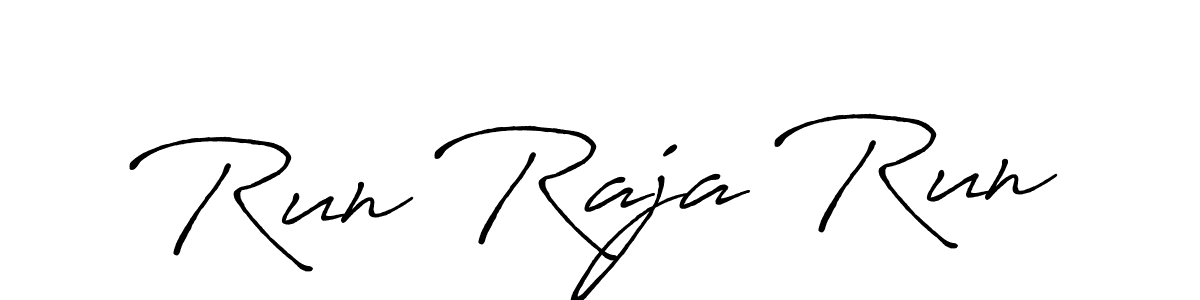 Create a beautiful signature design for name Run Raja Run. With this signature (Antro_Vectra_Bolder) fonts, you can make a handwritten signature for free. Run Raja Run signature style 7 images and pictures png