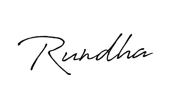 Here are the top 10 professional signature styles for the name Rundha. These are the best autograph styles you can use for your name. Rundha signature style 7 images and pictures png