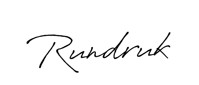 Also we have Rundruk name is the best signature style. Create professional handwritten signature collection using Antro_Vectra_Bolder autograph style. Rundruk signature style 7 images and pictures png