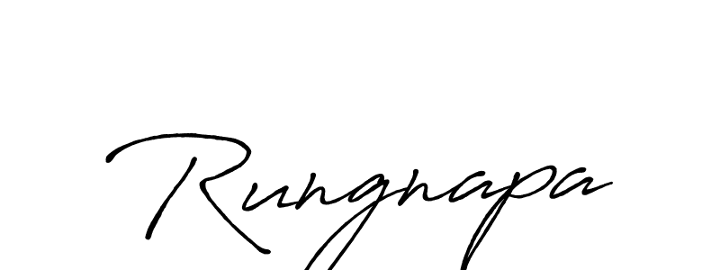 The best way (Antro_Vectra_Bolder) to make a short signature is to pick only two or three words in your name. The name Rungnapa include a total of six letters. For converting this name. Rungnapa signature style 7 images and pictures png