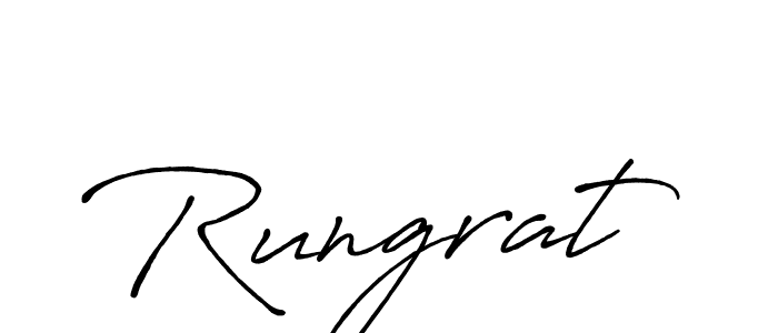 Also You can easily find your signature by using the search form. We will create Rungrat name handwritten signature images for you free of cost using Antro_Vectra_Bolder sign style. Rungrat signature style 7 images and pictures png