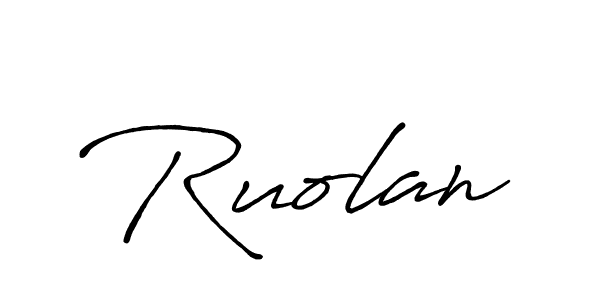 Best and Professional Signature Style for Ruolan. Antro_Vectra_Bolder Best Signature Style Collection. Ruolan signature style 7 images and pictures png