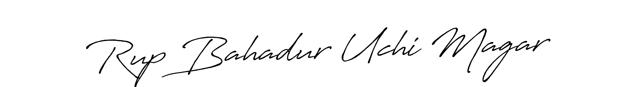 Similarly Antro_Vectra_Bolder is the best handwritten signature design. Signature creator online .You can use it as an online autograph creator for name Rup Bahadur Uchi Magar. Rup Bahadur Uchi Magar signature style 7 images and pictures png