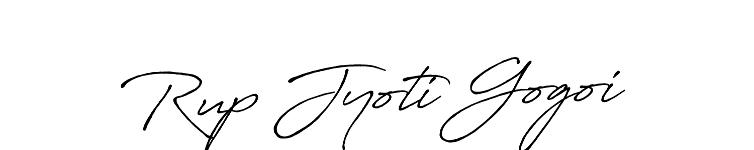 Rup Jyoti Gogoi stylish signature style. Best Handwritten Sign (Antro_Vectra_Bolder) for my name. Handwritten Signature Collection Ideas for my name Rup Jyoti Gogoi. Rup Jyoti Gogoi signature style 7 images and pictures png