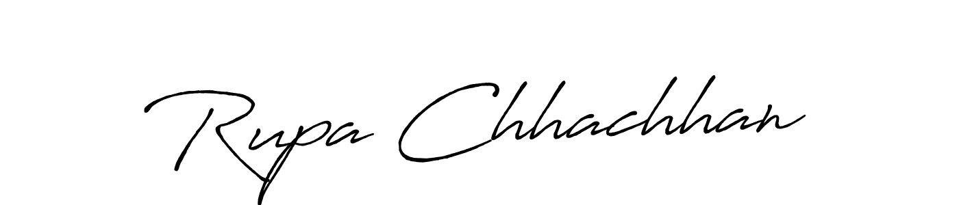 How to make Rupa Chhachhan signature? Antro_Vectra_Bolder is a professional autograph style. Create handwritten signature for Rupa Chhachhan name. Rupa Chhachhan signature style 7 images and pictures png