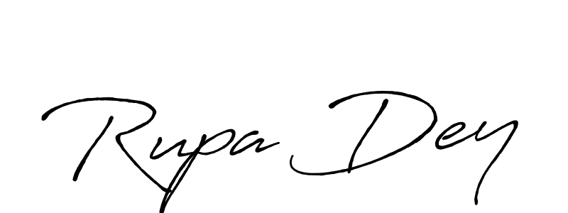 Also we have Rupa Dey name is the best signature style. Create professional handwritten signature collection using Antro_Vectra_Bolder autograph style. Rupa Dey signature style 7 images and pictures png