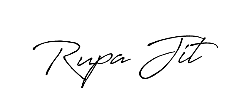 Also we have Rupa Jit name is the best signature style. Create professional handwritten signature collection using Antro_Vectra_Bolder autograph style. Rupa Jit signature style 7 images and pictures png
