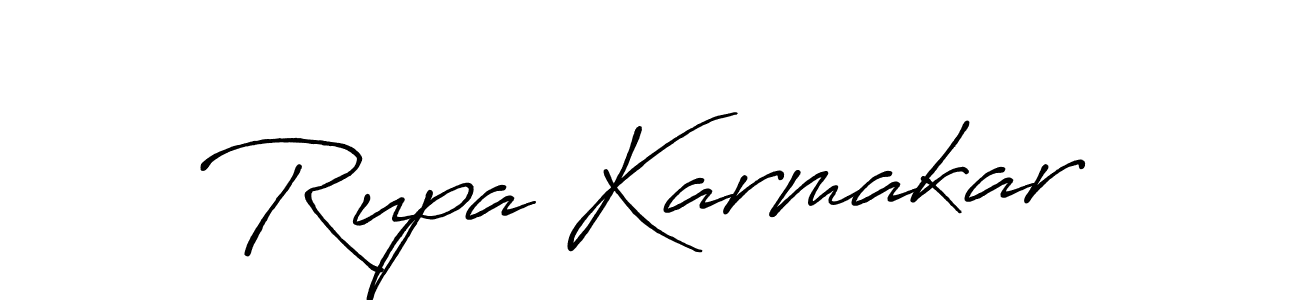 Design your own signature with our free online signature maker. With this signature software, you can create a handwritten (Antro_Vectra_Bolder) signature for name Rupa Karmakar. Rupa Karmakar signature style 7 images and pictures png