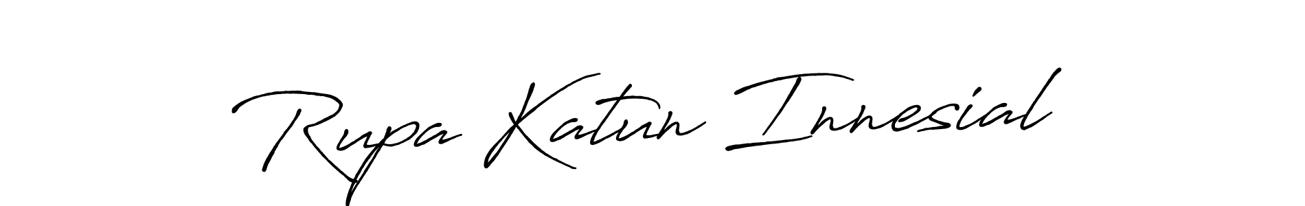 This is the best signature style for the Rupa Katun Innesial name. Also you like these signature font (Antro_Vectra_Bolder). Mix name signature. Rupa Katun Innesial signature style 7 images and pictures png