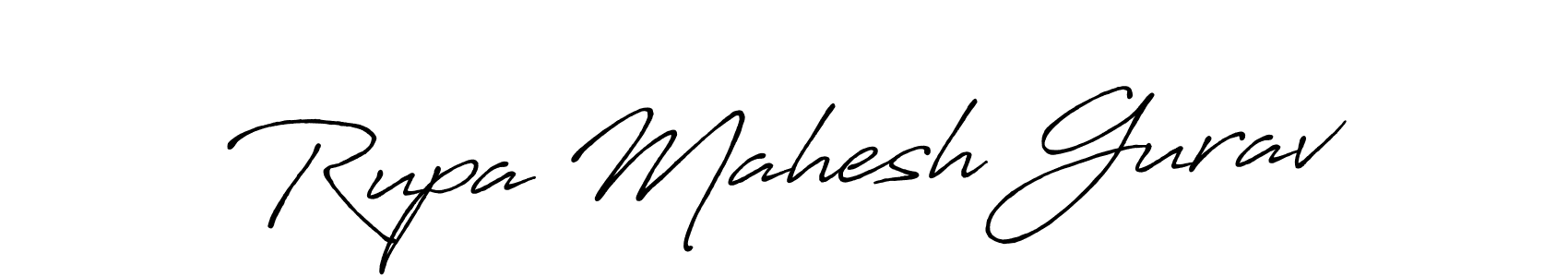 Also You can easily find your signature by using the search form. We will create Rupa Mahesh Gurav name handwritten signature images for you free of cost using Antro_Vectra_Bolder sign style. Rupa Mahesh Gurav signature style 7 images and pictures png