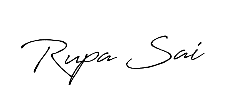 How to make Rupa Sai signature? Antro_Vectra_Bolder is a professional autograph style. Create handwritten signature for Rupa Sai name. Rupa Sai signature style 7 images and pictures png