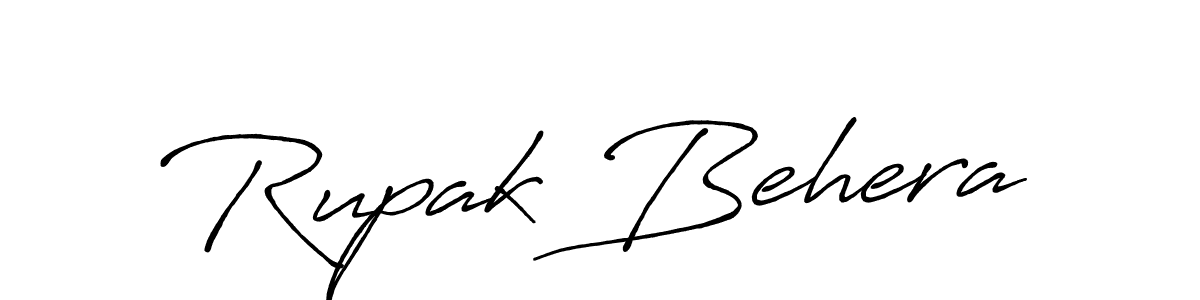 Use a signature maker to create a handwritten signature online. With this signature software, you can design (Antro_Vectra_Bolder) your own signature for name Rupak Behera. Rupak Behera signature style 7 images and pictures png