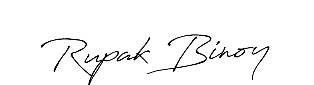 Design your own signature with our free online signature maker. With this signature software, you can create a handwritten (Antro_Vectra_Bolder) signature for name Rupak Binoy. Rupak Binoy signature style 7 images and pictures png