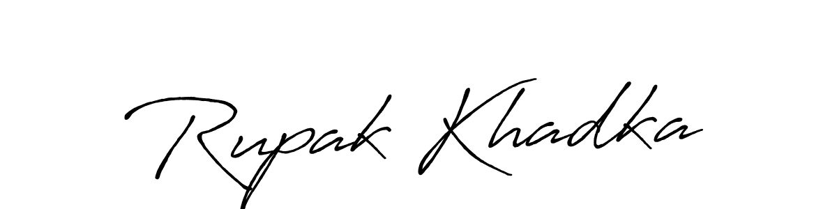 Antro_Vectra_Bolder is a professional signature style that is perfect for those who want to add a touch of class to their signature. It is also a great choice for those who want to make their signature more unique. Get Rupak Khadka name to fancy signature for free. Rupak Khadka signature style 7 images and pictures png