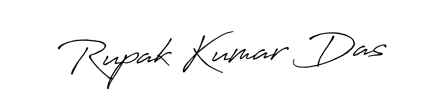 How to make Rupak Kumar Das name signature. Use Antro_Vectra_Bolder style for creating short signs online. This is the latest handwritten sign. Rupak Kumar Das signature style 7 images and pictures png
