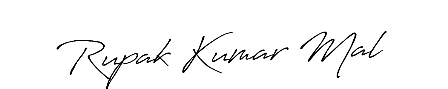 The best way (Antro_Vectra_Bolder) to make a short signature is to pick only two or three words in your name. The name Rupak Kumar Mal include a total of six letters. For converting this name. Rupak Kumar Mal signature style 7 images and pictures png