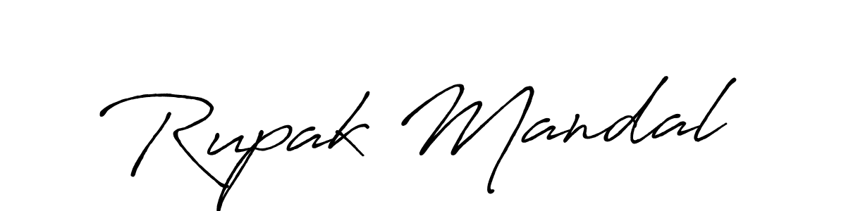 Use a signature maker to create a handwritten signature online. With this signature software, you can design (Antro_Vectra_Bolder) your own signature for name Rupak Mandal. Rupak Mandal signature style 7 images and pictures png