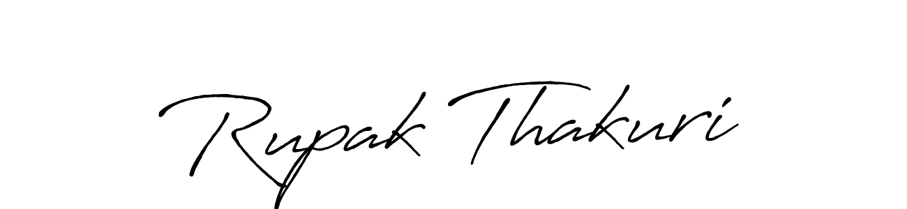 Design your own signature with our free online signature maker. With this signature software, you can create a handwritten (Antro_Vectra_Bolder) signature for name Rupak Thakuri. Rupak Thakuri signature style 7 images and pictures png