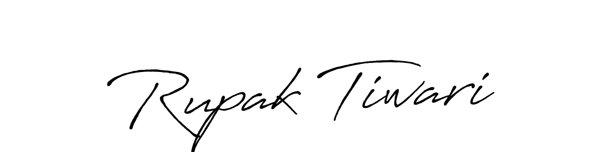Also we have Rupak Tiwari name is the best signature style. Create professional handwritten signature collection using Antro_Vectra_Bolder autograph style. Rupak Tiwari signature style 7 images and pictures png