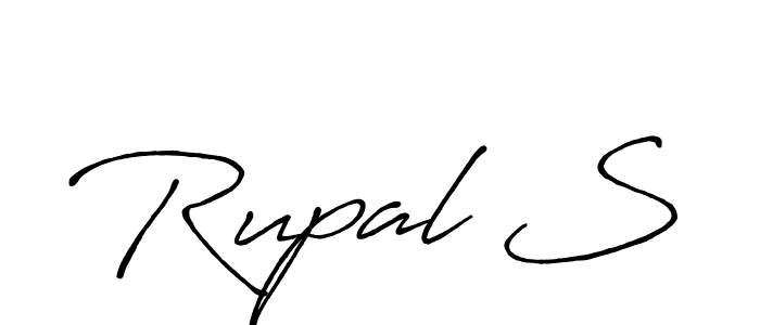 Make a beautiful signature design for name Rupal S. Use this online signature maker to create a handwritten signature for free. Rupal S signature style 7 images and pictures png