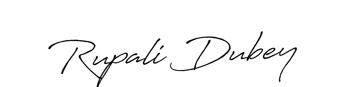 It looks lik you need a new signature style for name Rupali Dubey. Design unique handwritten (Antro_Vectra_Bolder) signature with our free signature maker in just a few clicks. Rupali Dubey signature style 7 images and pictures png