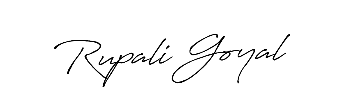 Use a signature maker to create a handwritten signature online. With this signature software, you can design (Antro_Vectra_Bolder) your own signature for name Rupali Goyal. Rupali Goyal signature style 7 images and pictures png