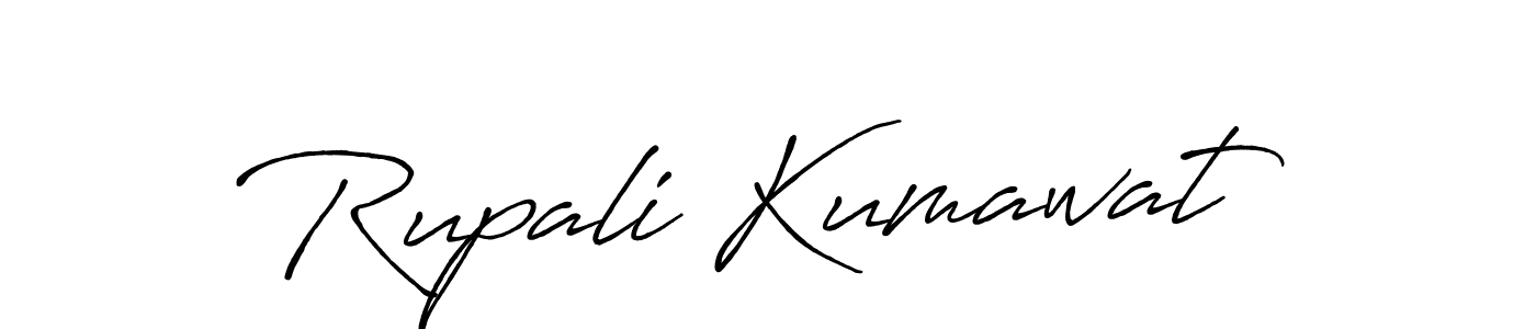 The best way (Antro_Vectra_Bolder) to make a short signature is to pick only two or three words in your name. The name Rupali Kumawat include a total of six letters. For converting this name. Rupali Kumawat signature style 7 images and pictures png