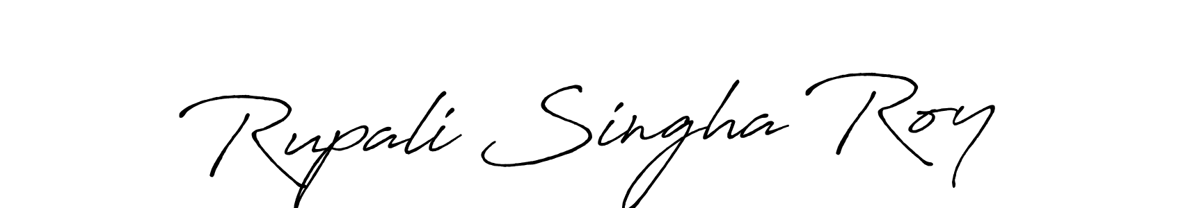 How to make Rupali Singha Roy signature? Antro_Vectra_Bolder is a professional autograph style. Create handwritten signature for Rupali Singha Roy name. Rupali Singha Roy signature style 7 images and pictures png