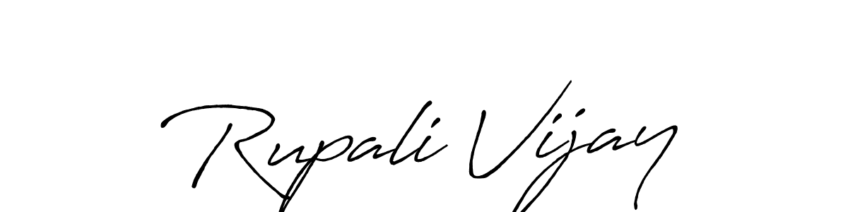 You should practise on your own different ways (Antro_Vectra_Bolder) to write your name (Rupali Vijay) in signature. don't let someone else do it for you. Rupali Vijay signature style 7 images and pictures png
