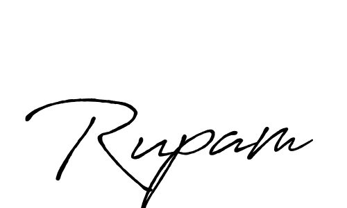 The best way (Antro_Vectra_Bolder) to make a short signature is to pick only two or three words in your name. The name Rupam include a total of six letters. For converting this name. Rupam signature style 7 images and pictures png