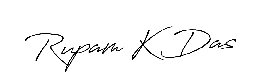 Make a beautiful signature design for name Rupam K Das. Use this online signature maker to create a handwritten signature for free. Rupam K Das signature style 7 images and pictures png