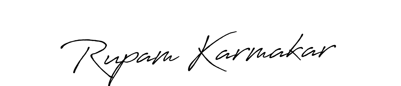 Also You can easily find your signature by using the search form. We will create Rupam Karmakar name handwritten signature images for you free of cost using Antro_Vectra_Bolder sign style. Rupam Karmakar signature style 7 images and pictures png