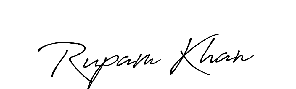 The best way (Antro_Vectra_Bolder) to make a short signature is to pick only two or three words in your name. The name Rupam Khan include a total of six letters. For converting this name. Rupam Khan signature style 7 images and pictures png