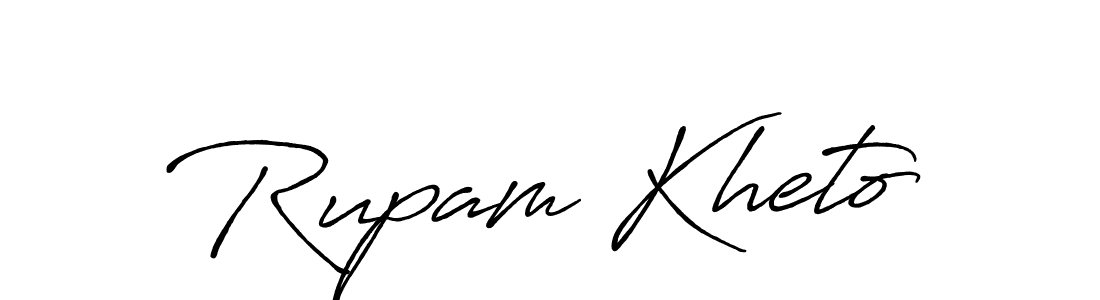 Similarly Antro_Vectra_Bolder is the best handwritten signature design. Signature creator online .You can use it as an online autograph creator for name Rupam Kheto. Rupam Kheto signature style 7 images and pictures png