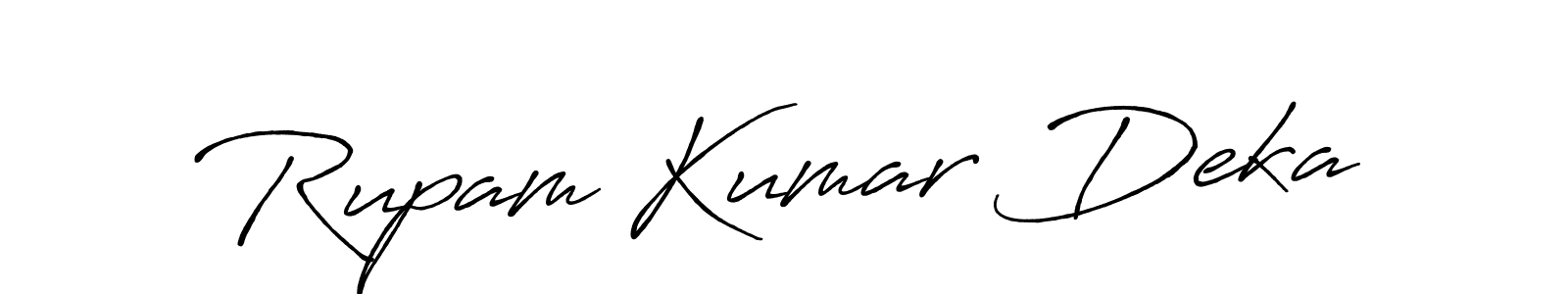 Also we have Rupam Kumar Deka name is the best signature style. Create professional handwritten signature collection using Antro_Vectra_Bolder autograph style. Rupam Kumar Deka signature style 7 images and pictures png